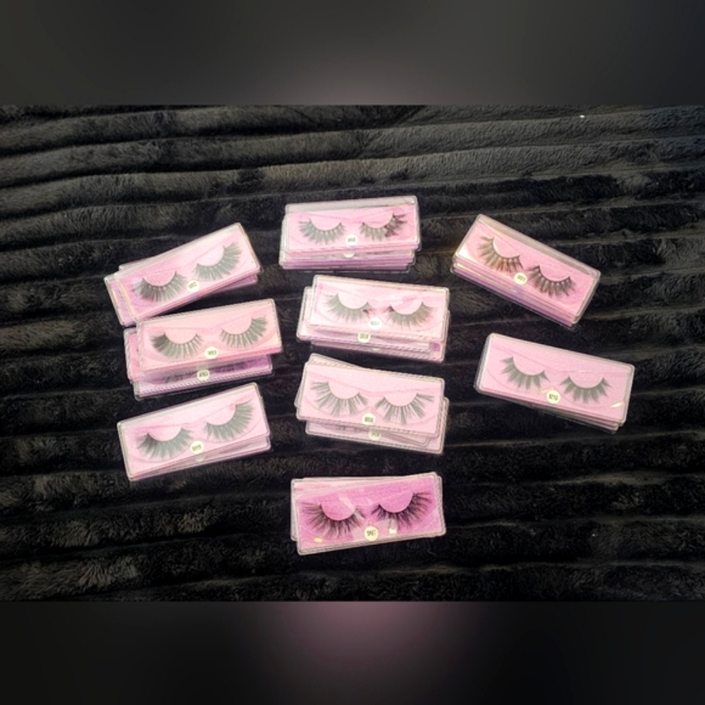 Premium Black False Eyelashes Set